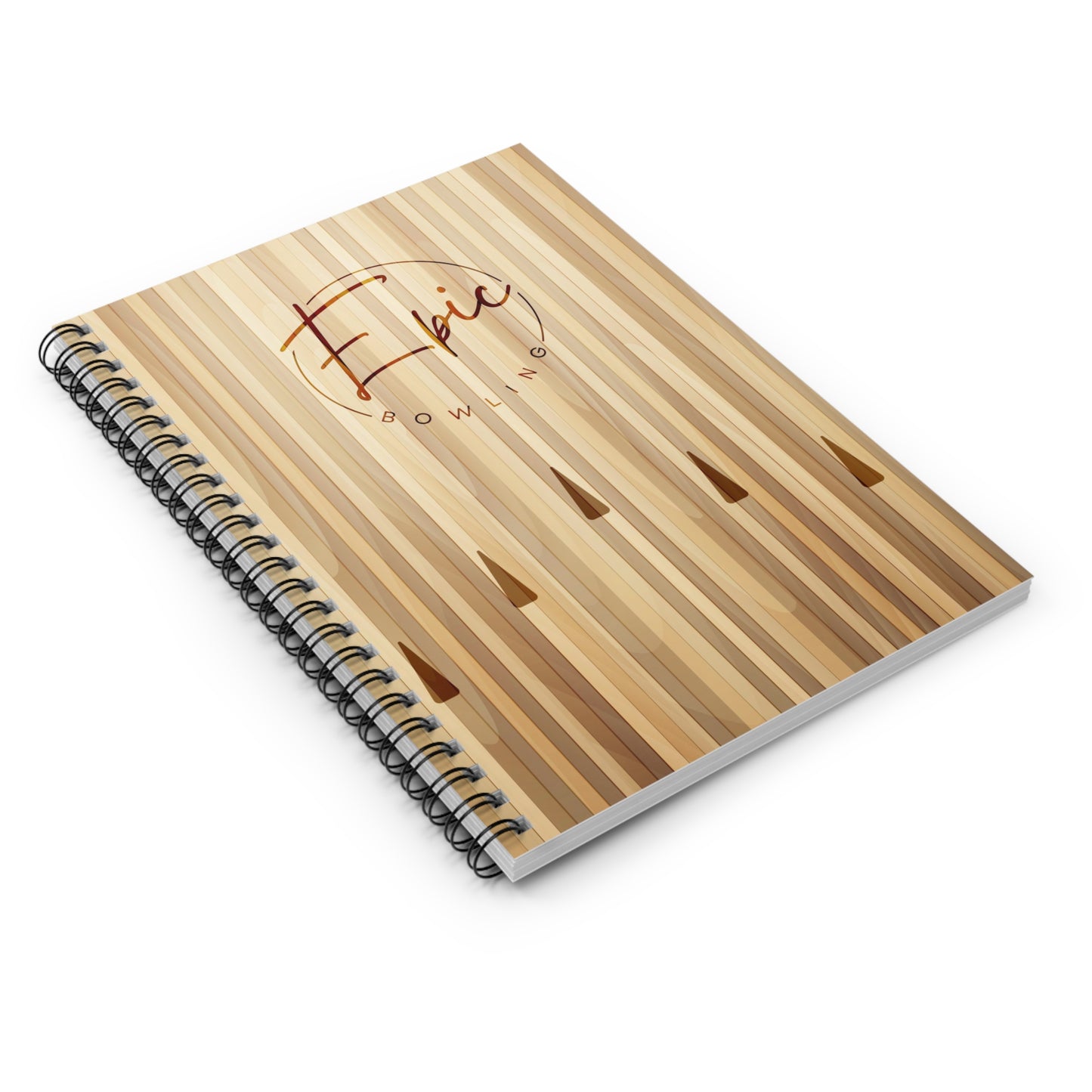 Epic Bowling Lane Spiral Notebook