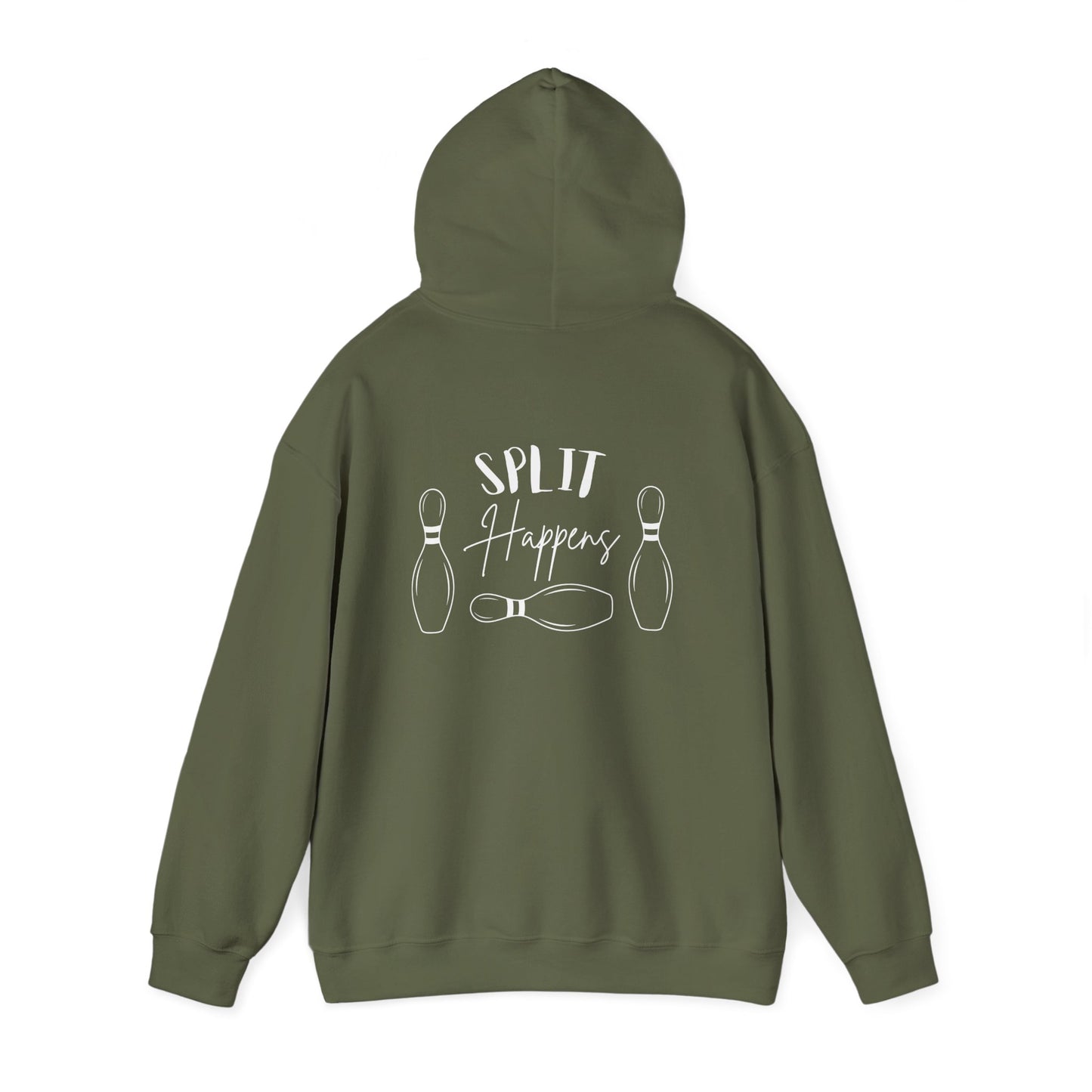 Split Happens (White Design) | Unisex Hoodie