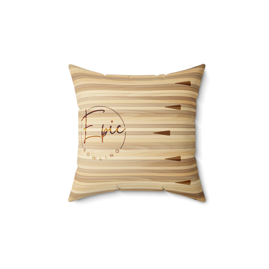 Epic Bowling Ball Square Pillow