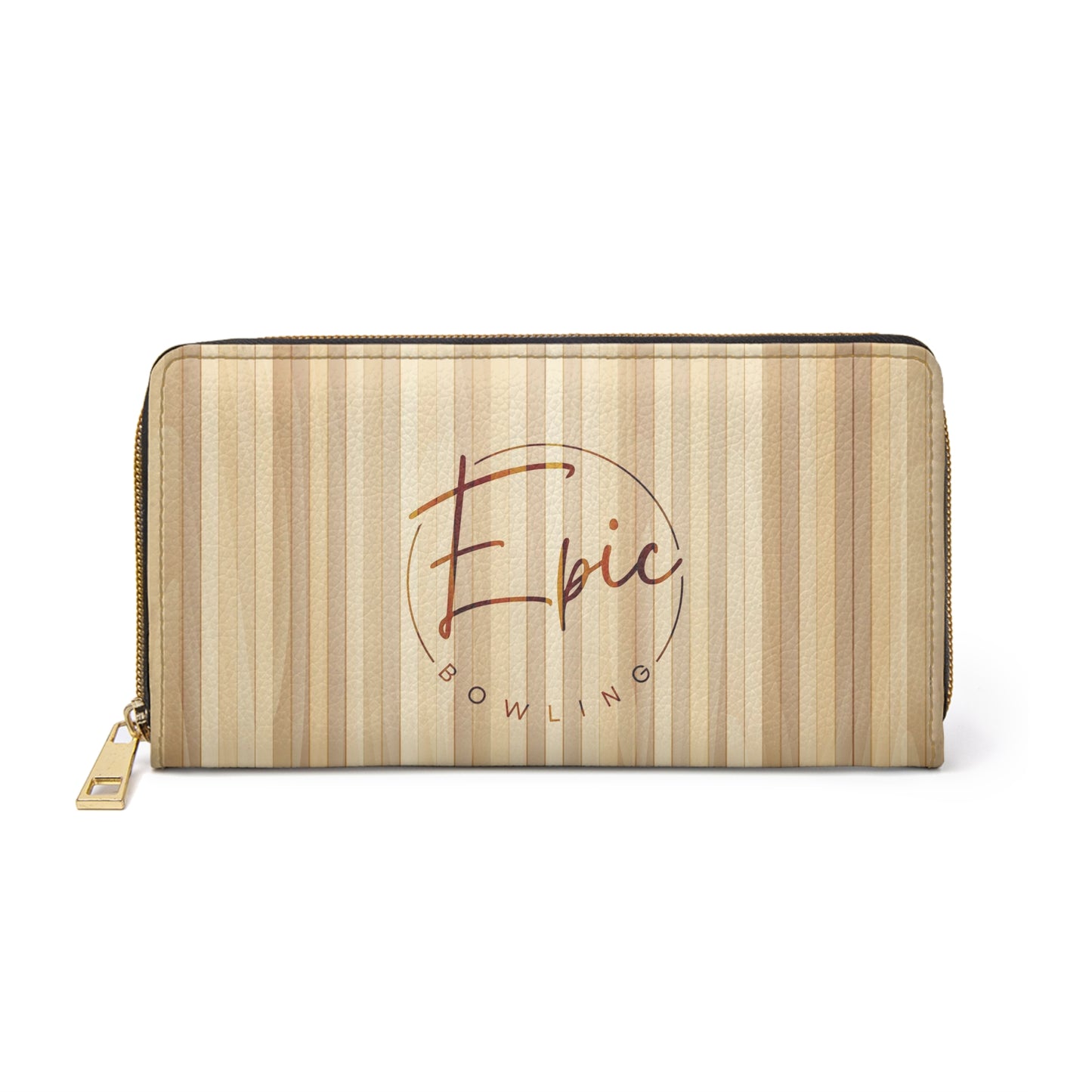 Epic Bowling Lane Zipper Wallet