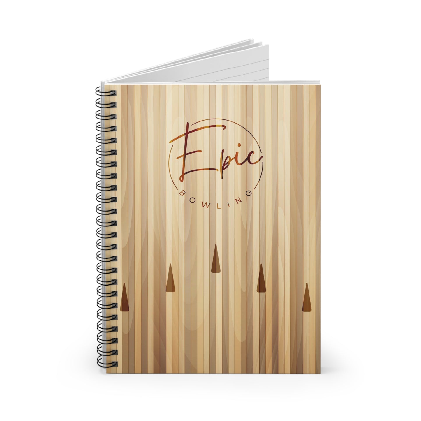 Epic Bowling Lane Spiral Notebook
