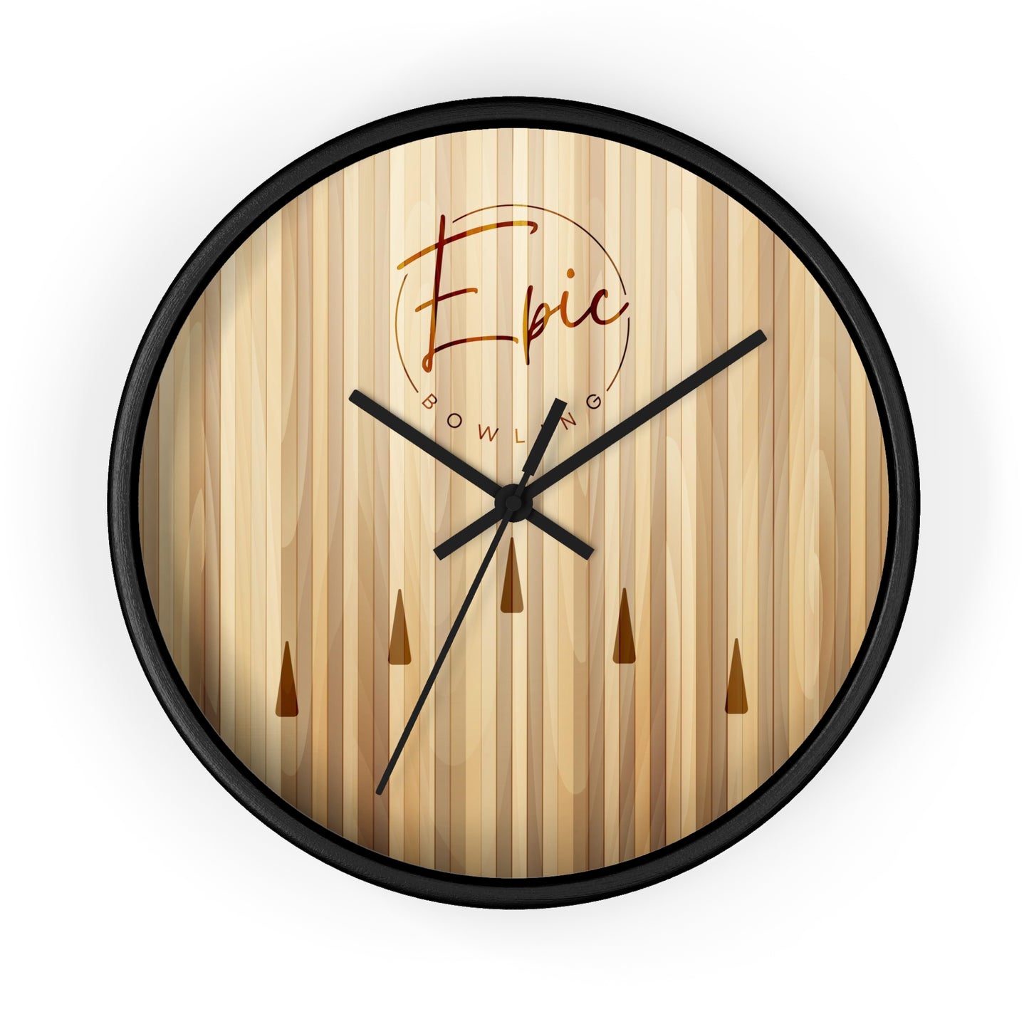 Epic Bowling Lane Wall Clock
