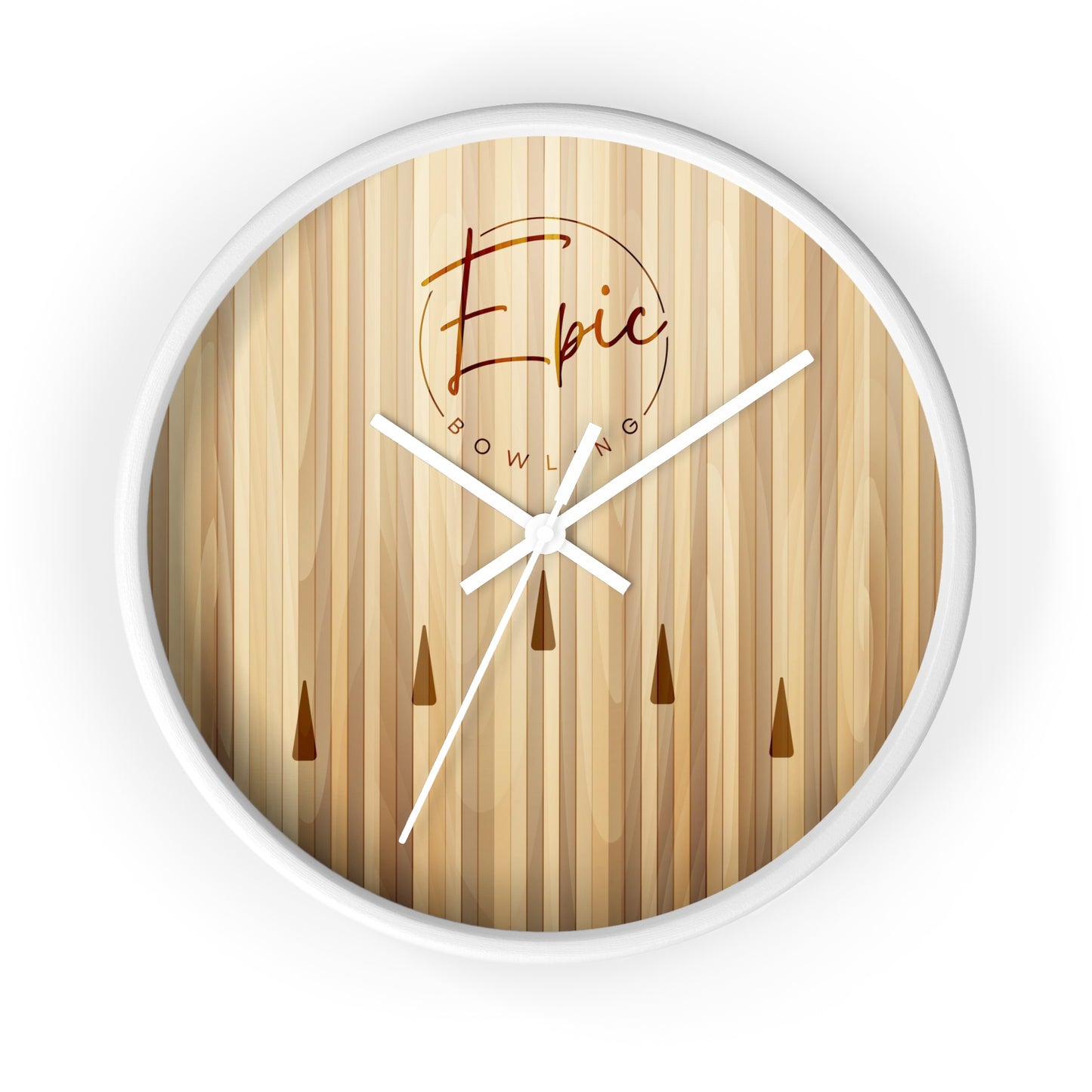 Epic Bowling Lane Wall Clock