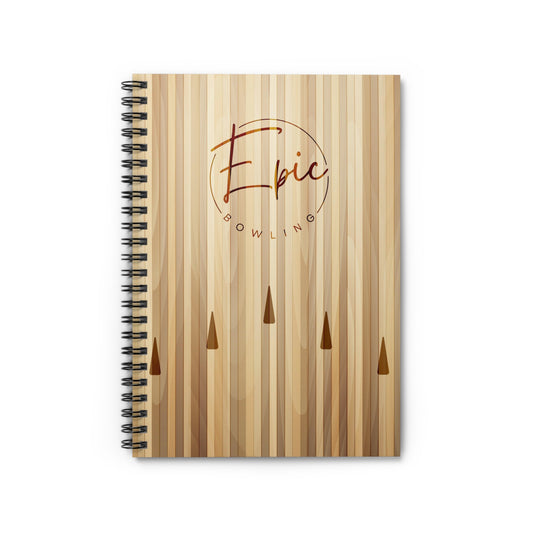 Epic Bowling Lane Spiral Notebook