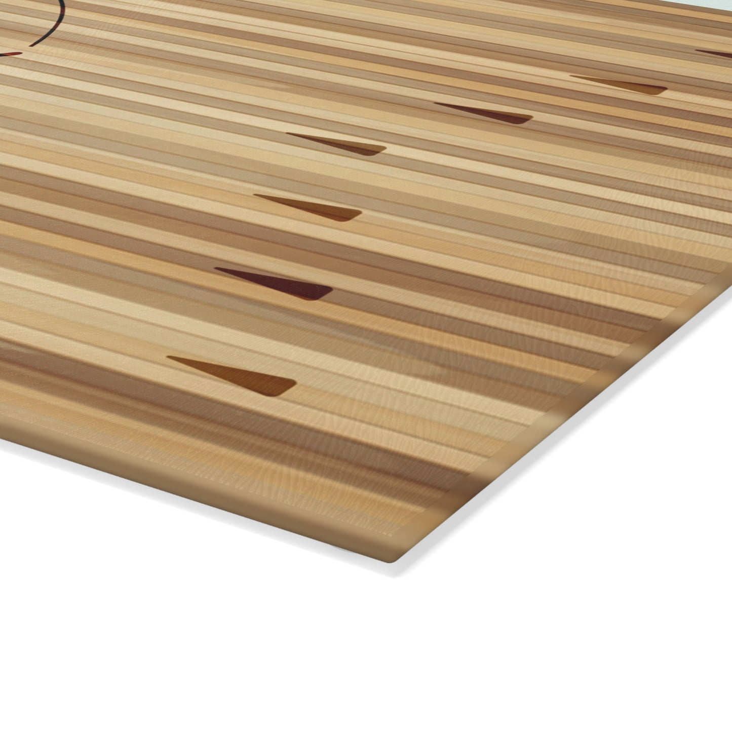 Epic Bowling Lane Glass Cutting Board
