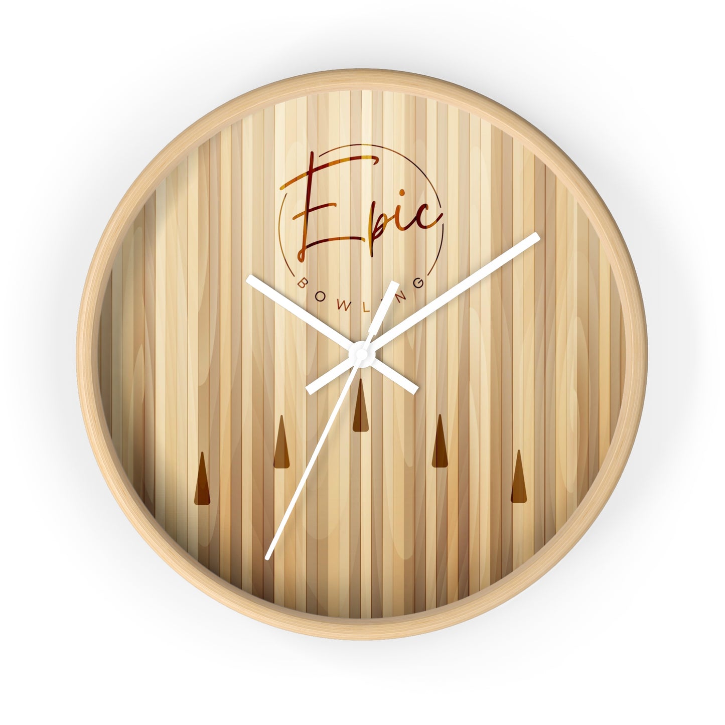 Epic Bowling Lane Wall Clock