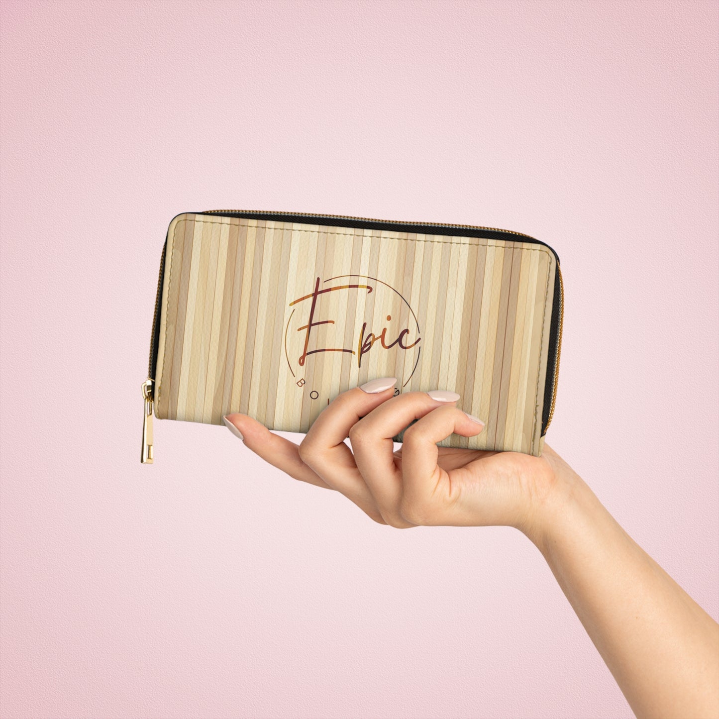 Epic Bowling Lane Zipper Wallet