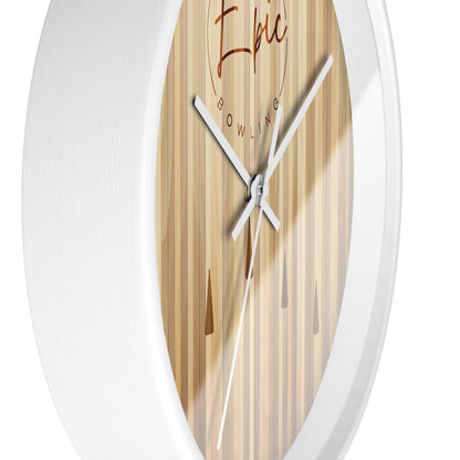 Epic Bowling Lane Wall Clock