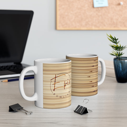 Epic Bowling Lane Ceramic Mug 11oz.