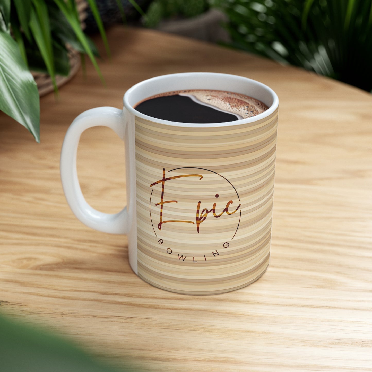 Epic Bowling Lane Ceramic Mug 11oz.