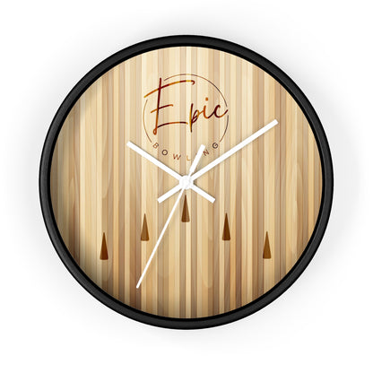 Epic Bowling Lane Wall Clock