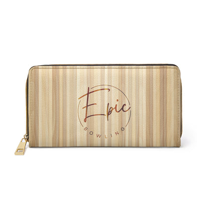 Epic Bowling Lane Zipper Wallet