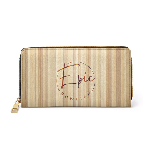 Epic Bowling Lane Zipper Wallet
