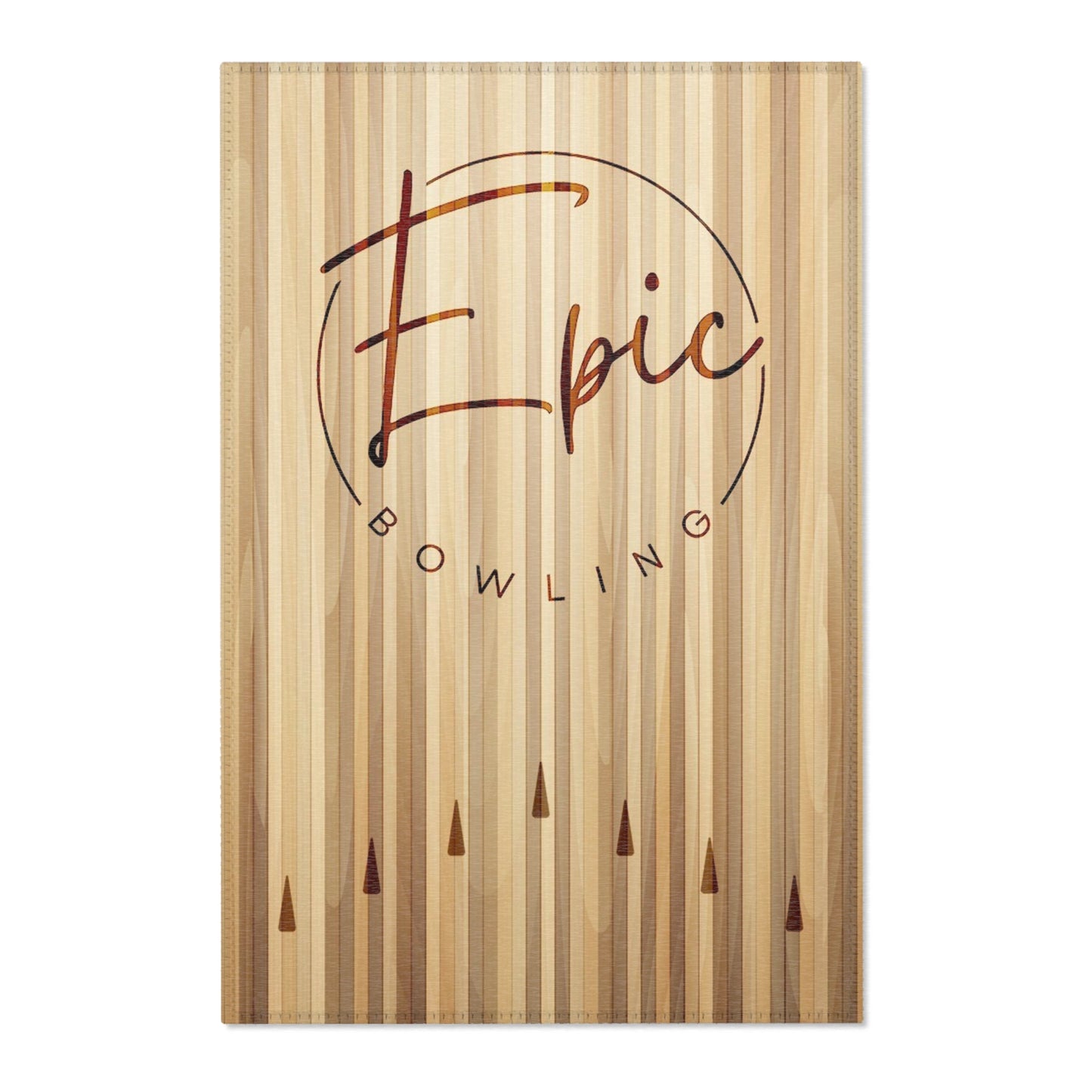 Epic Bowling Lane Area Rug