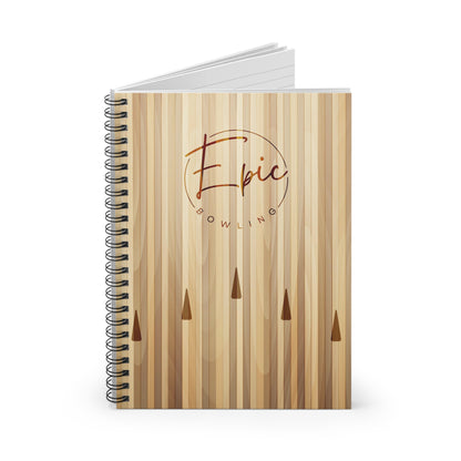 Epic Bowling Lane Spiral Notebook