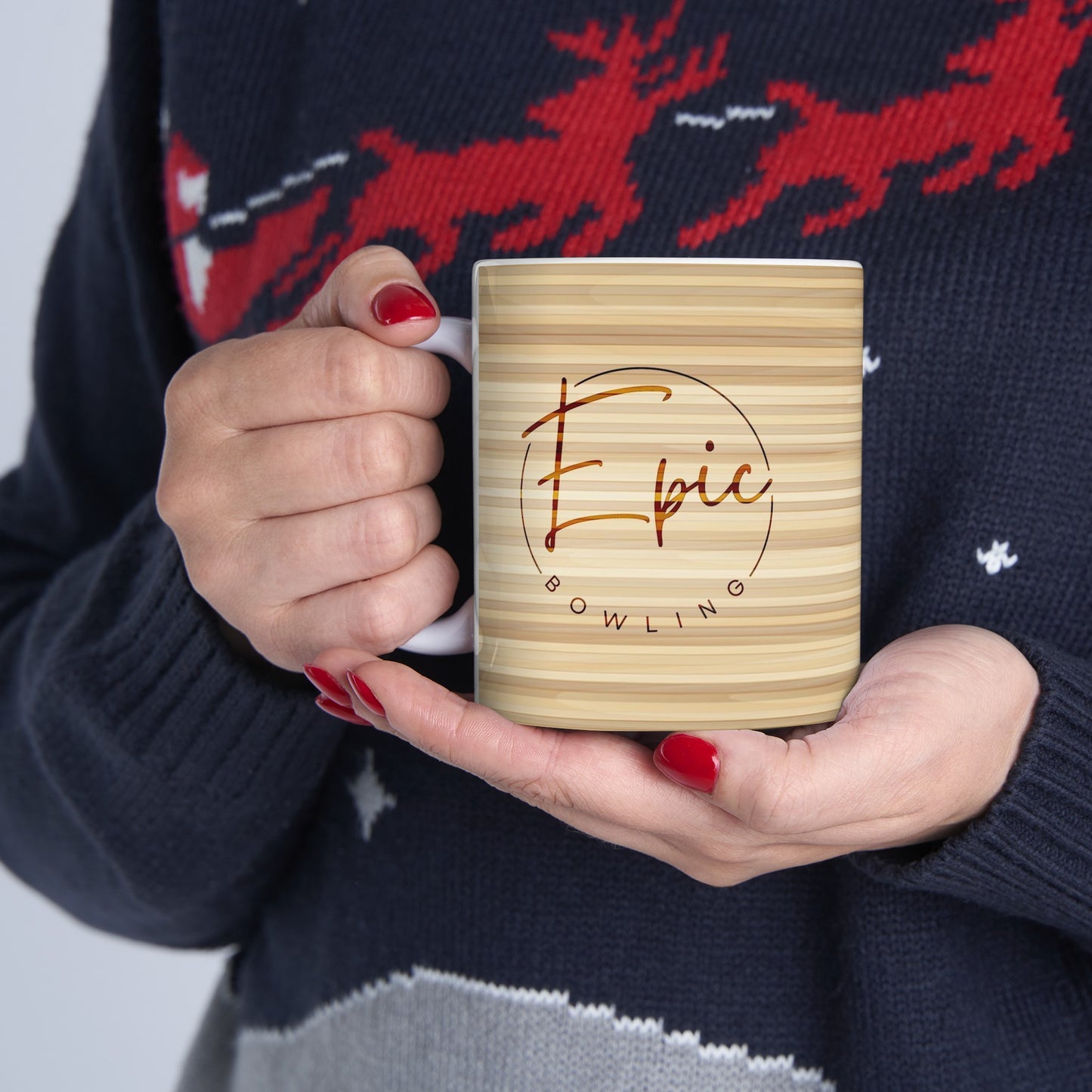 Epic Bowling Lane Ceramic Mug 11oz.