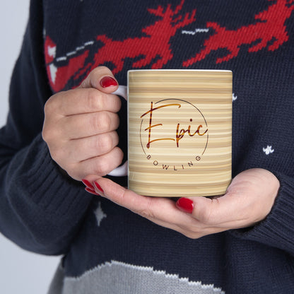 Epic Bowling Lane Ceramic Mug 11oz.