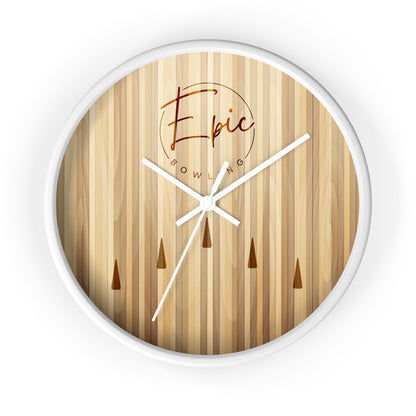Epic Bowling Lane Wall Clock
