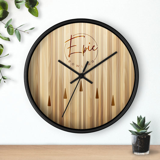 Epic Bowling Lane Wall Clock