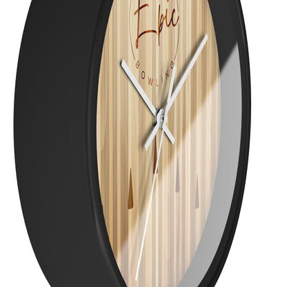 Epic Bowling Lane Wall Clock