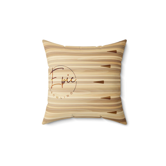 Epic Bowling Lane Square Pillow