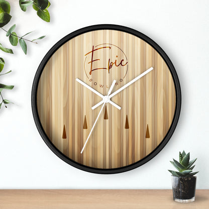 Epic Bowling Lane Wall Clock