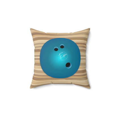 Epic Bowling Ball Square Pillow